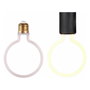 GIFTDECOR BOMBILLA LED FORMA BOLA E27 Blanco