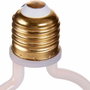 GIFTDECOR BOMBILLA LED FORMA BOLA E27 Blanco
