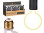 Giftdecor Ampoule LED Boule Verre Blanc 4W E27 9.3x13.5x3 cm (Set de 12)