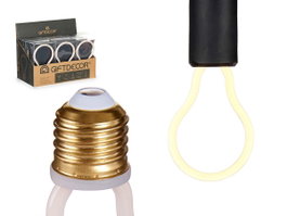 GIFTDECOR BOMBILLA LED FORMA LAMPARA Blanco