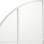 GIFTDECOR Miroir Ventanal Rond Blanc 100cm