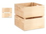Giftdecor Boîte en Bois Ouverte 30x30 cm Naturelle Pin