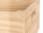 Giftdecor Boîte en Bois Ouverte 30x30 cm Naturelle Pin