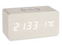 Giftdecor Réveil avec Alarme et Température Blanc 15x7x7 cm (Set de 12)