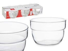 Pasabahce Set de 6 Bols Motto 200 ml en Verre Transparent 29.7 x 6 x 16 cm (Set de 8)