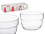 Pasabahce Set de 6 Bols Motto 200 ml en Verre Transparent 29.7 x 6 x 16 cm (Set de 8)
