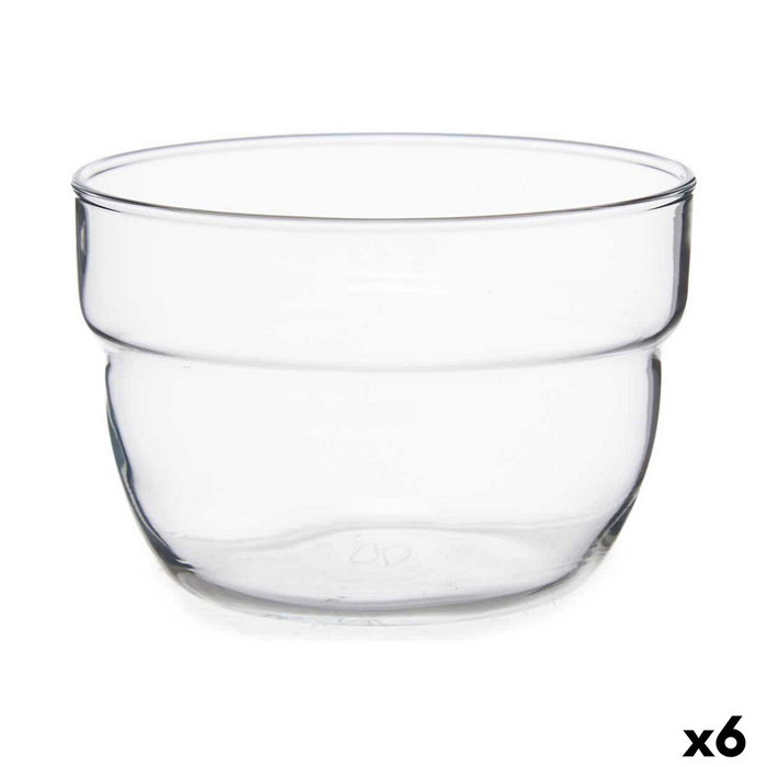 Pasabahce Set de 6 bols Motto 200ml en verre transparent