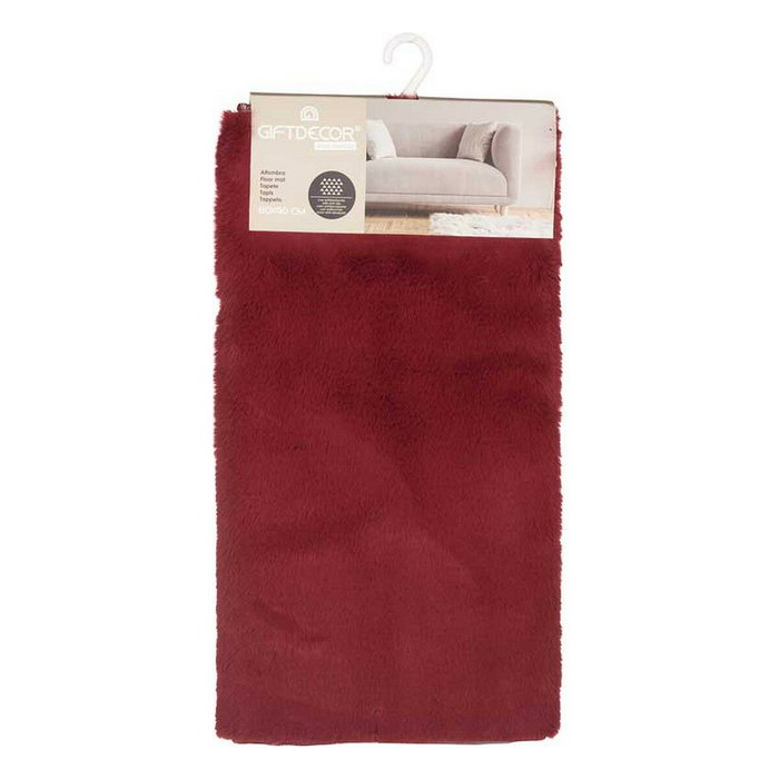 GIFTDECOR Alfombra à poils courts Granate 60 x 90