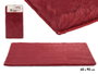Giftdecor Tapis Poil Court Grenat 60 x 90 cm (Set de 6)