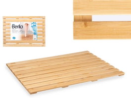 Berilo Tarif de douche en bambou 66x50x2.3 cm Naturel (Set de 6)