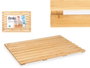 Berilo Tarif de douche en bambou 66x50x2.3 cm Naturel (Set de 6)