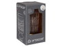 Giftdecor Farol LED Pied Metal Rose Doré 10x18x10 cm Verre (Set de 6)