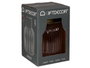 Giftdecor Vase en verre rayé or et rose 14,5x14,5x22 cm (Set de 6)