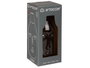 Giftdecor Vase en verre Gris Anthracite 11x24x12 cm (Set de 6)