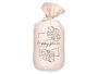 Giftdecor Tope de Porte Saco Happy Place 13x26x13 cm Blanc Tissu (Set de 6)