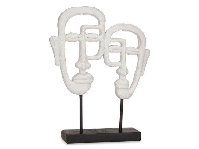 GIFTDECOR Cadre photo double face avec base blanc polirésine 27 x 32,5 x 10,5 cm (Set de 4) GIFTDECOR Cadre photo double face avec base blanc polirésine 27 x 32,5 x 10,5 cm (Set de 4)
