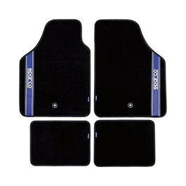 Sparco Alfombra Strada 2012 B Azul Cs 6 03763BBS Tapis Voiture Sportif Noir Bleu