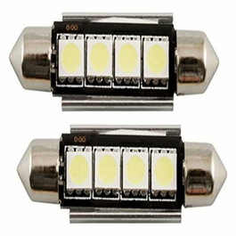 Abc BOM12618 Plafonier 4 Led 42 mm Can-Bus Blanc 2 Unités