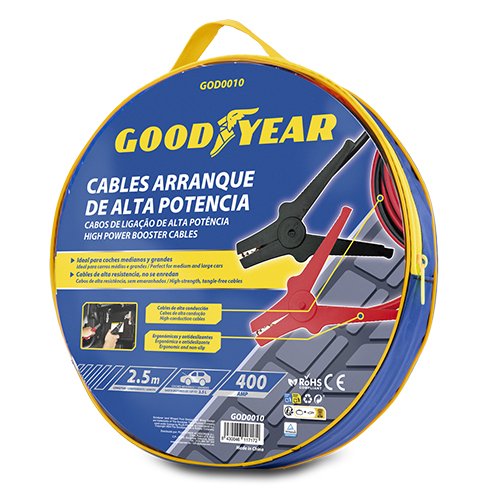 Abc Câbles de démarrage 400 Amp / 15mm 2,5 m CS6 Abc Câbles de démarrage 400 Amp / 15mm 2,5 m CS6