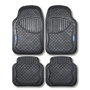 Abc Tapis en caoutchouc noir Goodyear CS4 - 4 pièces
