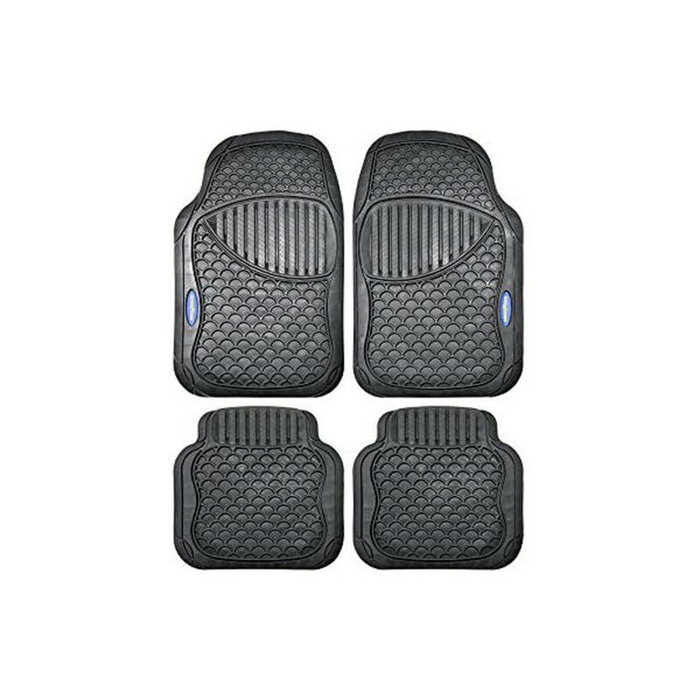 Goodyear Set de 4 tapis de voiture en caoutchouc noir CS4 Goodyear Set de 4 tapis de voiture en caoutchouc noir CS4