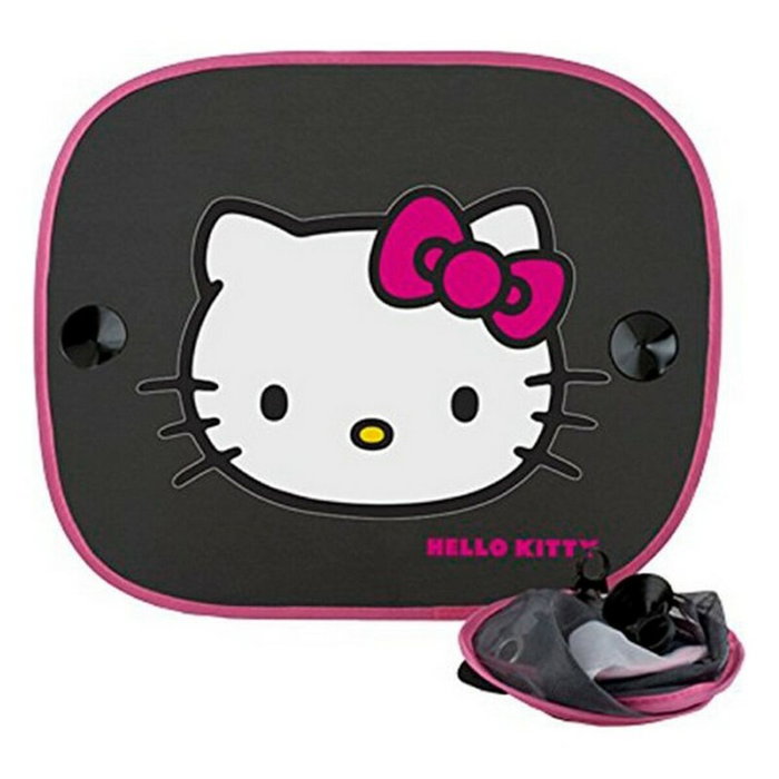 Hello Kitty Kit de 2 pare-soleils universels KIT3014 pour voiture, protection solaire 38 x 44 cm, facile à nettoyer Hello Kitty Kit de 2 pare-soleils universels KIT3014 pour voiture, protection solaire 38 x 44 cm, facile à nettoyer