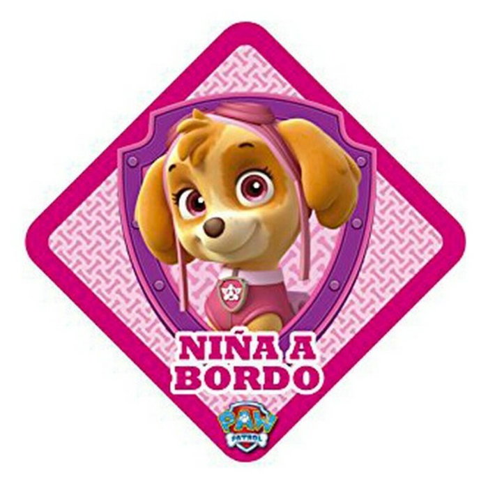 The Paw Patrol Autocollant pour voiture Rose