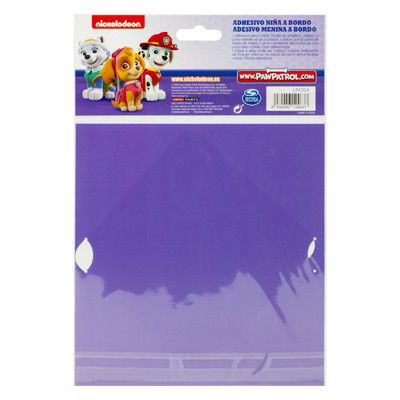 Abc Autocollant Fille À Bord Patrulla Canina Cs6 Stock Dernier LPC104