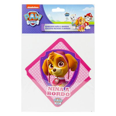 Abc Autocollant Fille À Bord Patrulla Canina Cs6 Stock Dernier LPC104