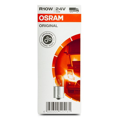 Abc HALOGEN OSRAM ORGINAL 5637 BA15S 24V 10W R10W