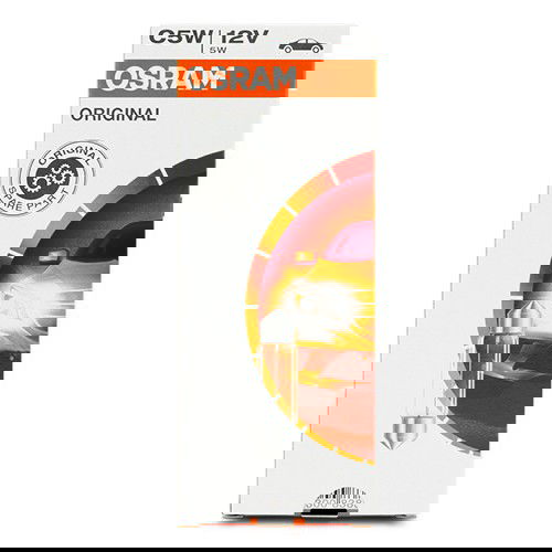 Osram 6418 SV8,5-8 12 V 5 W Ampoule Éclairage Plaque Immatriculation