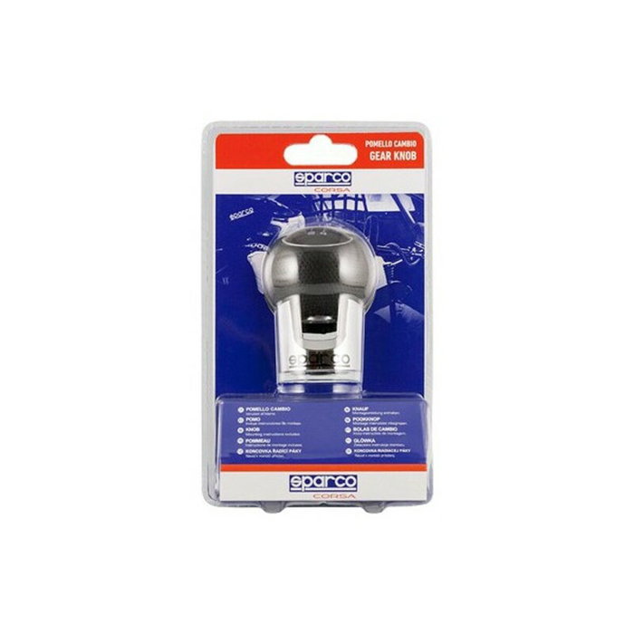 Sparco Pomo Lazio Chromé-Noir Spc Cs5 SPC0105CH