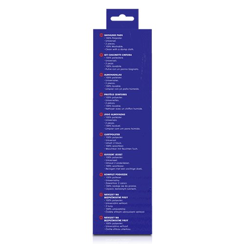 Abc ALMOHADILLA LINEA S AZUL SPARCO CS6 bleu - Lot de 2