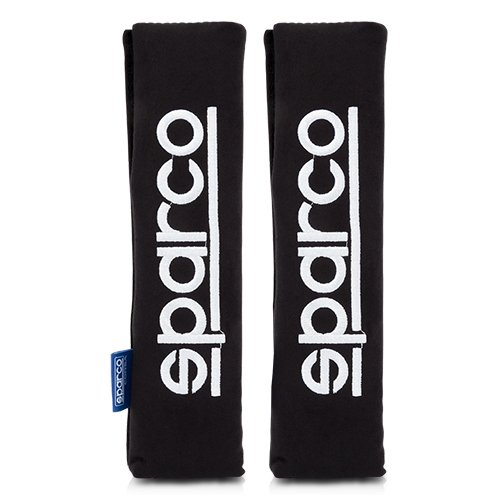 Abc Coussinets de ceinture de sécurité SPC (2 uds) Noir