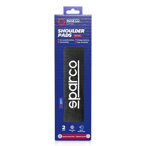 Abc Coussinets de ceinture de sécurité SPC (2 uds) Noir