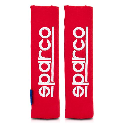 Abc Coussinets de ceinture de sécurité SPC Rouge (2 uds)