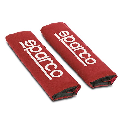 Abc Coussinets de ceinture de sécurité SPC Rouge (2 uds)