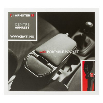Armster Accoudoir Noir/Gris pour Hyundai I30 I 2007-2011