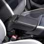 Armster C06106A Accoudoir Fiat 500X 2015 Cuir Vegan Noir Console Centrale Remblai Pliable