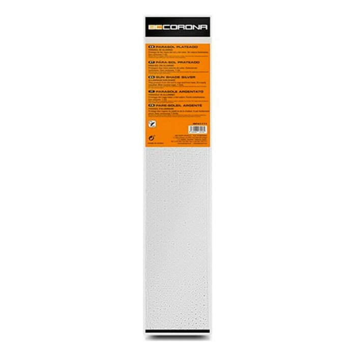 BC Corona Parasol Argenté 130 x 70 cm BC Corona Parasol Argenté 130 x 70 cm