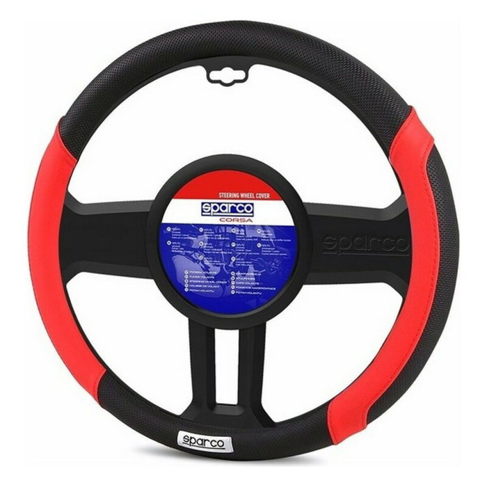 Sparco Housse de volant C1113 Noir/Rouge Universel (Ø 36 - 38 cm) Sparco Housse de volant C1113 Noir/Rouge Universel (Ø 36 - 38 cm)