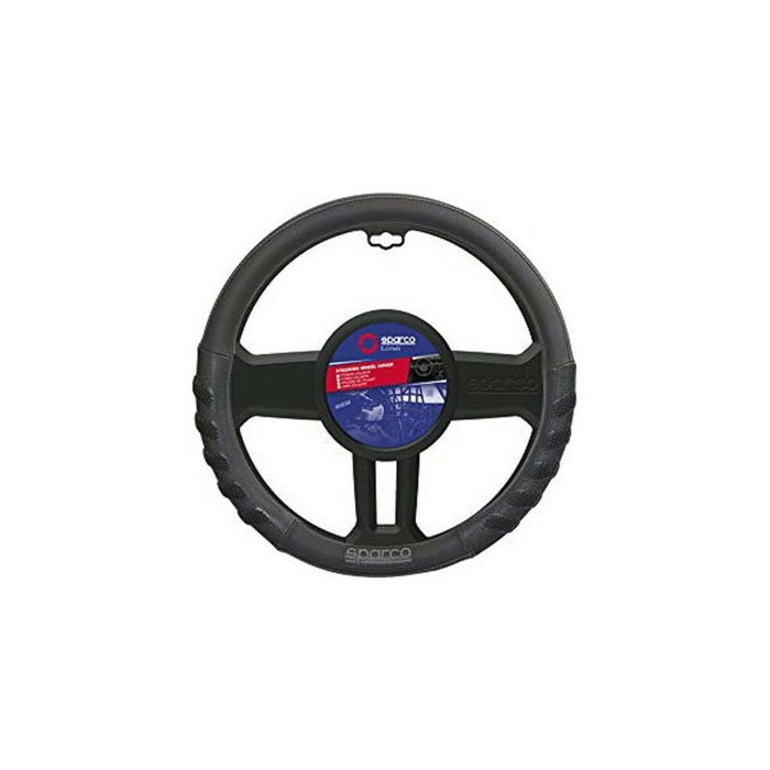 Sparco Housse pour volant S101 Universel Noir (Ø 37 - 38 cm) Sparco Housse pour volant S101 Universel Noir (Ø 37 - 38 cm)