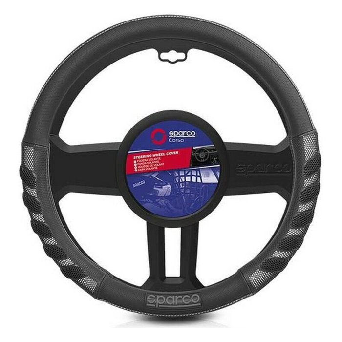 Sparco Housse de volant S101 Gris (Ø 37 - 38 cm) Universel Sparco Housse de volant S101 Gris (Ø 37 - 38 cm) Universel