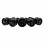BC Corona Vis antivol M14 x 1,25 L28 17/19 - 4 pièces Noir Chrome