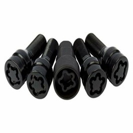 BC Corona Vis antivol M14 x 1,25 L28 17/19 - 4 pièces Noir Chrome