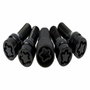 BC Corona Vis antivol M14 x 1,25 L28 17/19 - 4 pièces Noir Chrome