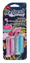 California Scents Vent Sticks Psyched Flower-Neon Jungle CCSVENT006 Parfum Auto Organique Biodégradable 60 Jours