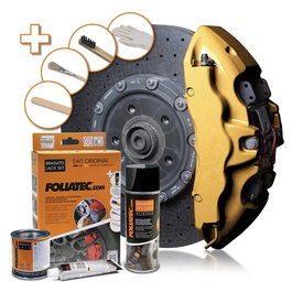 Foliatec Set de peinture pour étrier de frein Prestige doré métallique