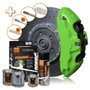 Foliatec Kit de peinture pour étrier de frein NEON vert 4 composants