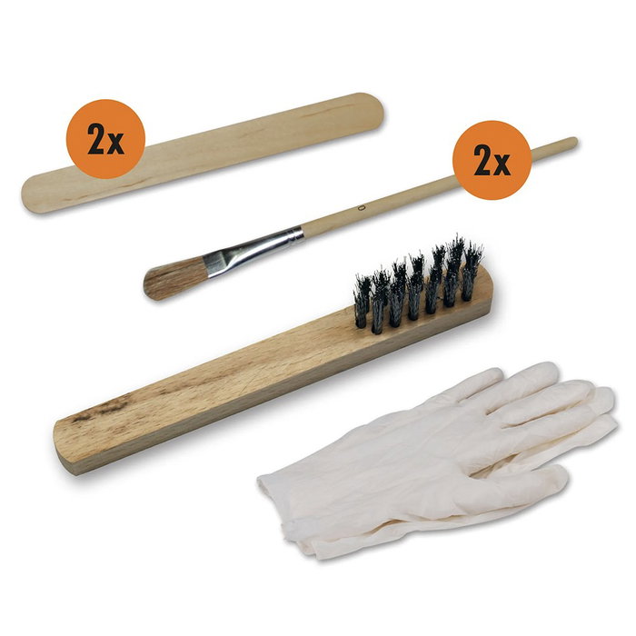 Foliatec Kit de peinture d'étrier de frein NÉON Jaune 4 composants